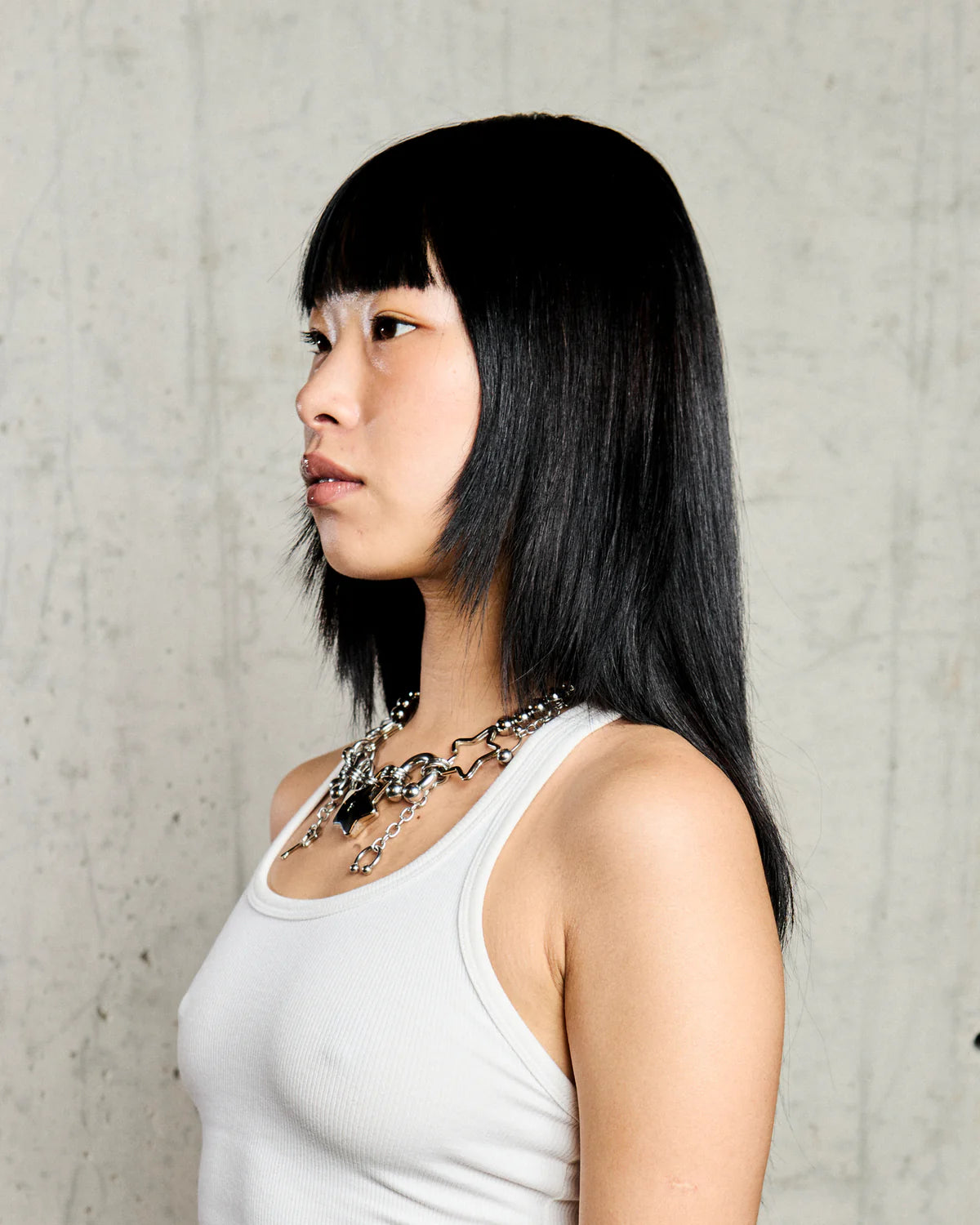 Richmondx × Perlesexy pass-key star necklace